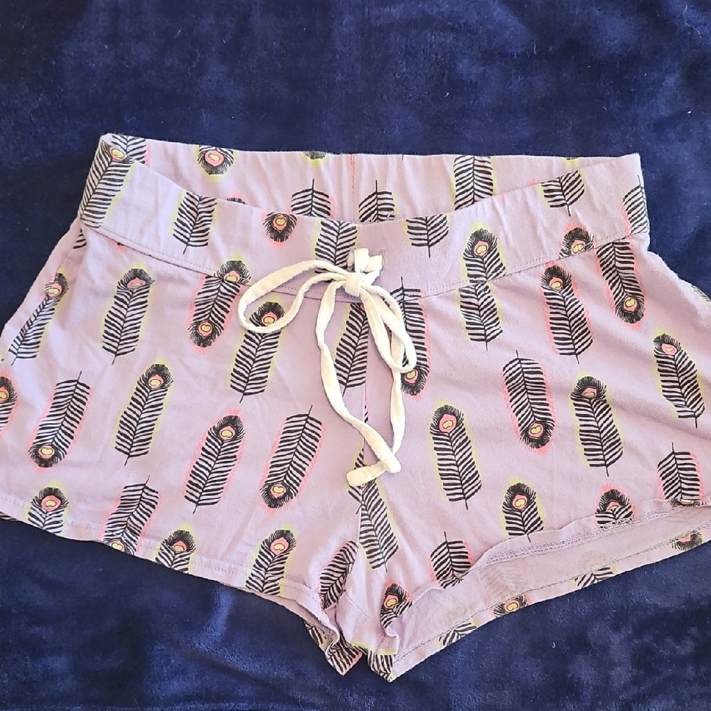 Peacock Feather Print Women's Shorts